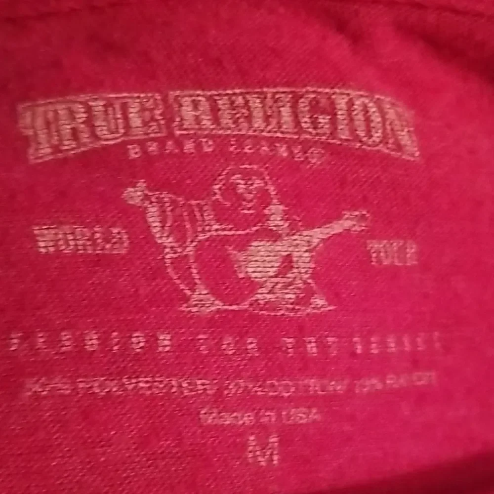 TRUE RELIGION WORLD TOUR T-SHIRT-SZ M - Picture 4 of 4